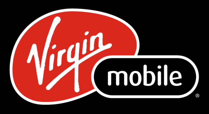 Virgin Mobile logo, black
