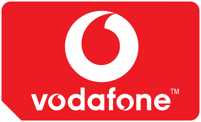Vodafone sim logo