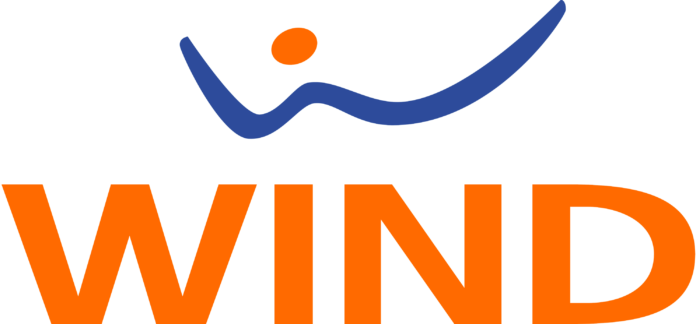 Wind Telecom logo, logotype, emblem