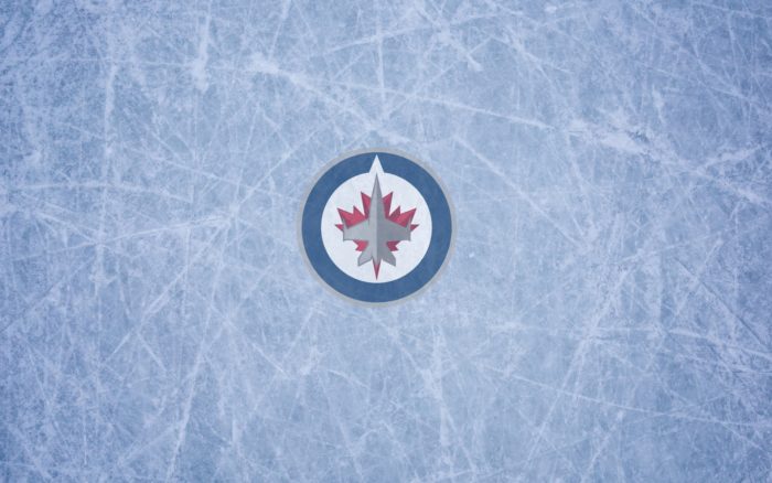 Winnipeg Jets wallpaper with logo and ice on it, widescreen 1920x1200, 16x10