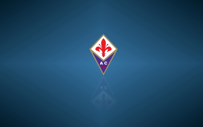 ACF Fiorentina wallpaper, wide background with club logo 1920x1200px