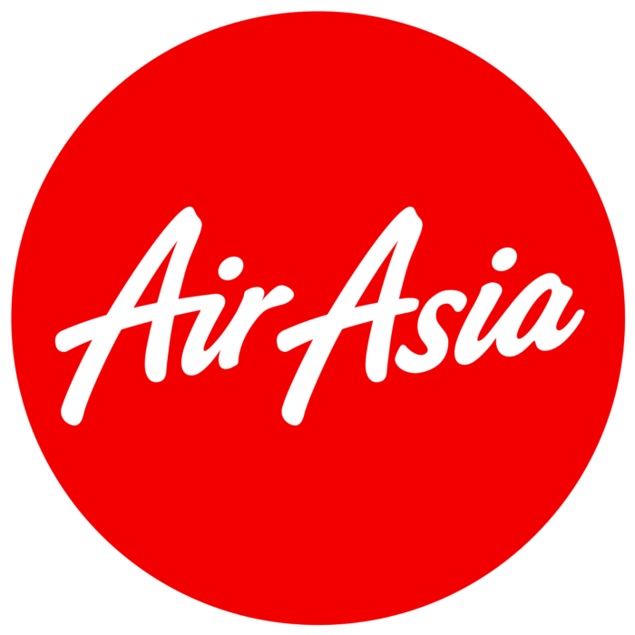 AirAsia logo, logotype, circle