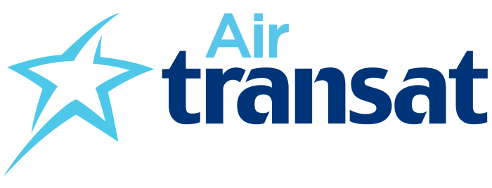 Air Transat logo, white bg