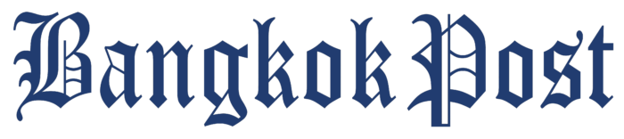 Bangkok Post logo, blue wordmark