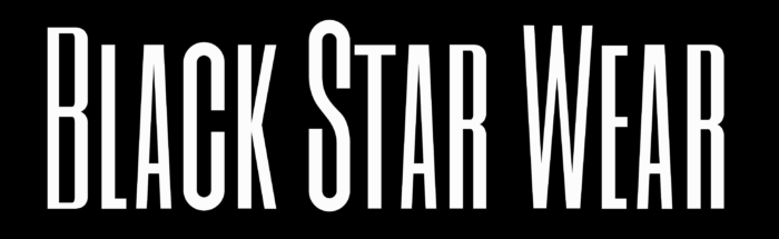 Black Star Wear logo, black