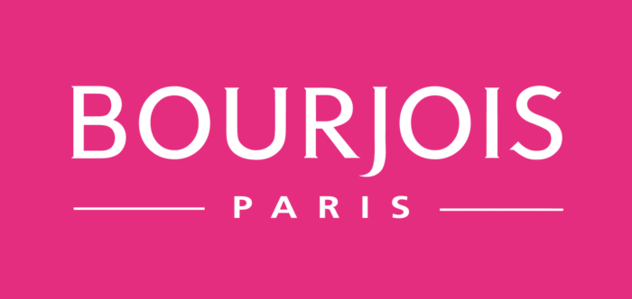 Bourjois logo, logotype, pink