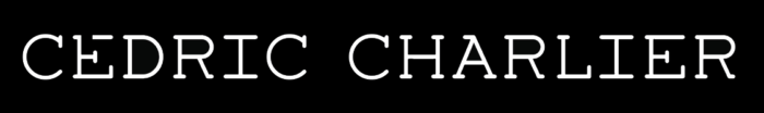 Cedric Charlier logo, black