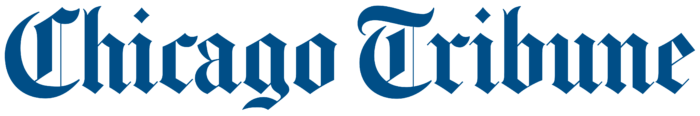 Chicago Tribune logo, blue