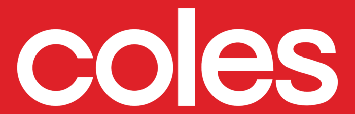 Coles logo, red