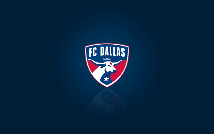 FC Dallas wallpaper, background with logo, widescreen, HD, 1920x1200