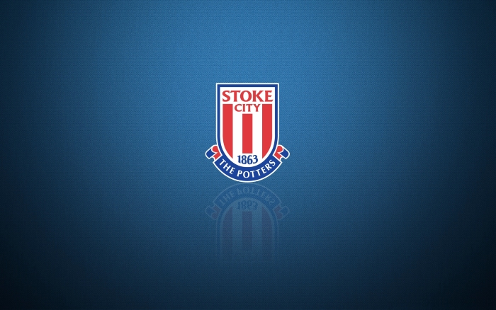FC Stoke City wallpaper with logo 1920x1200