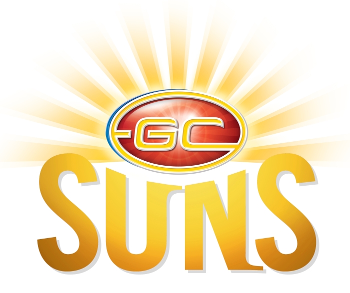Gold Coast Suns logo, yellow