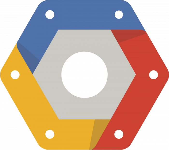 Google Chrome logo cloud