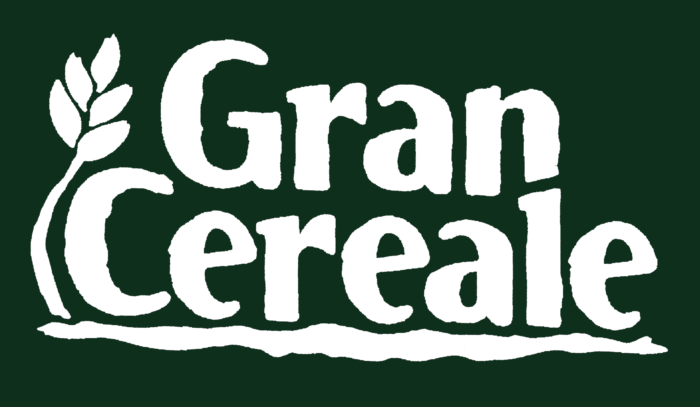 Gran Cereale logotype, green background
