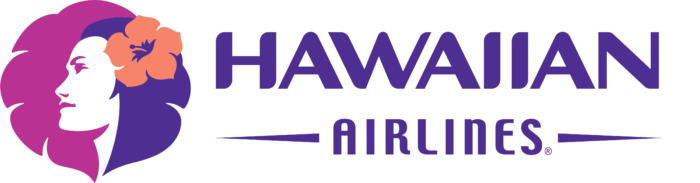 Hawaiian Airlines logo, white background