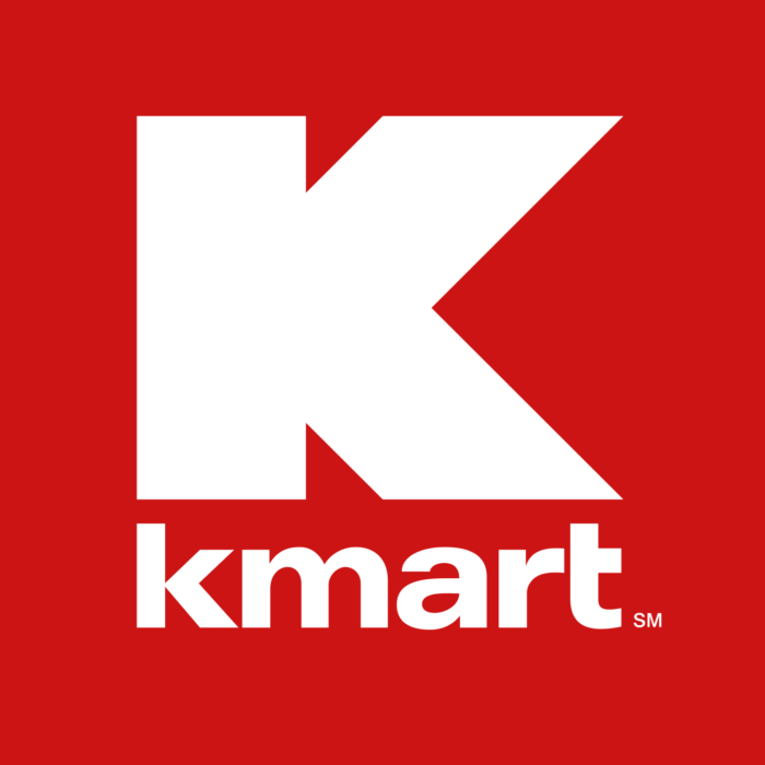 Kmart logo, red background