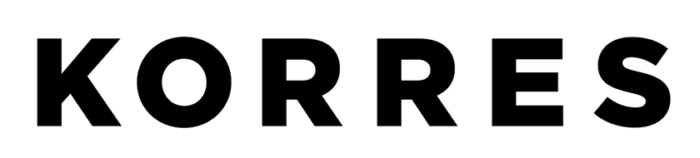 Korres logo, wordmark