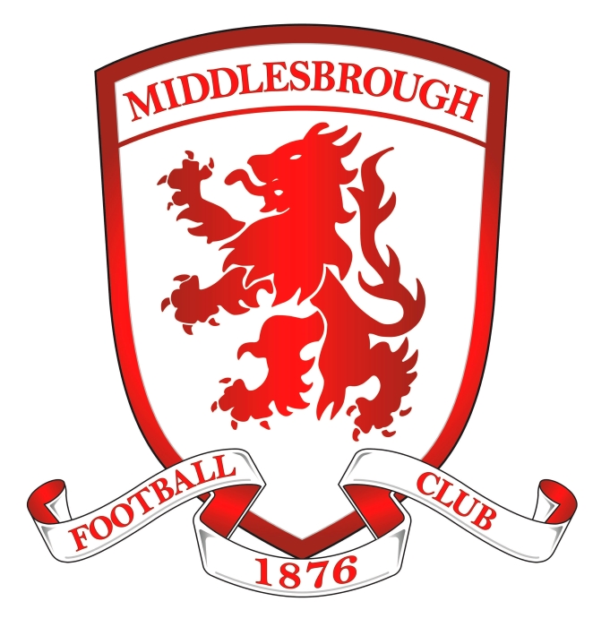 Middlesbrough logo, gradient