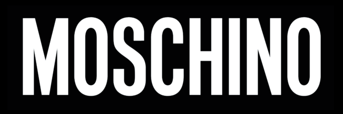 Moschino logo, black
