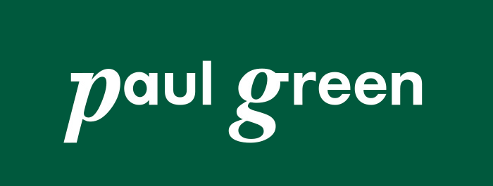 Paul Green logo, logotype
