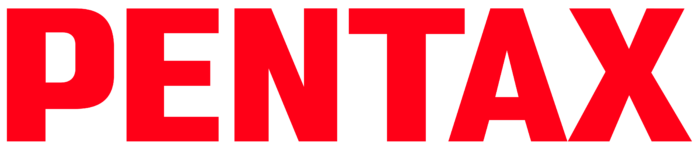 Pentax logo, red