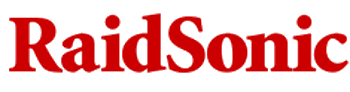 RaidSonic logo, red