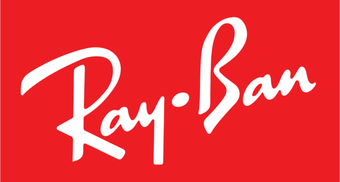 Ray-Ban logo, red