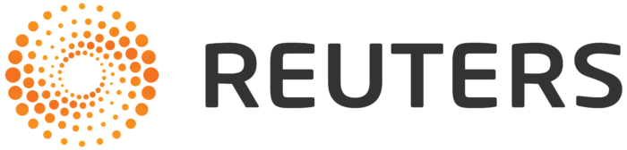 Reuters logo, gray