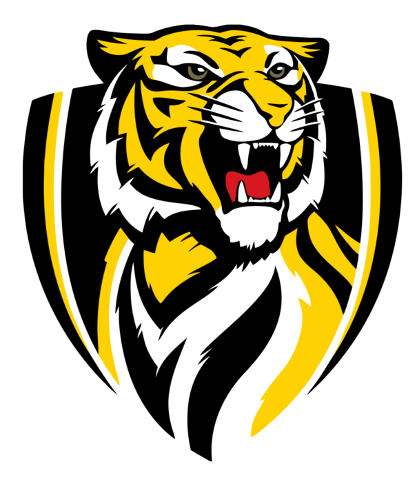 Richmond Tigers logo, transparent bg