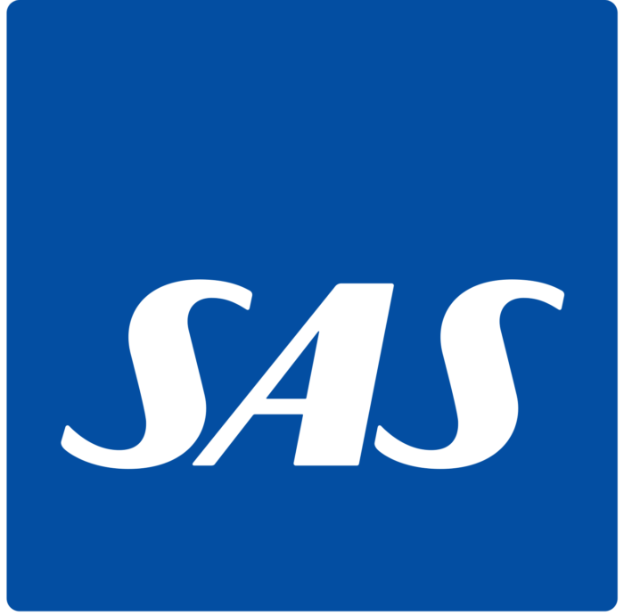SAS Scandinavian Airlines logo, blue