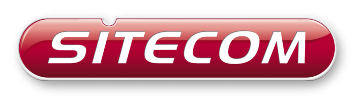 Sitecom logo, white background