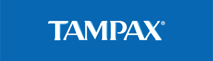 Tampax logo, blue