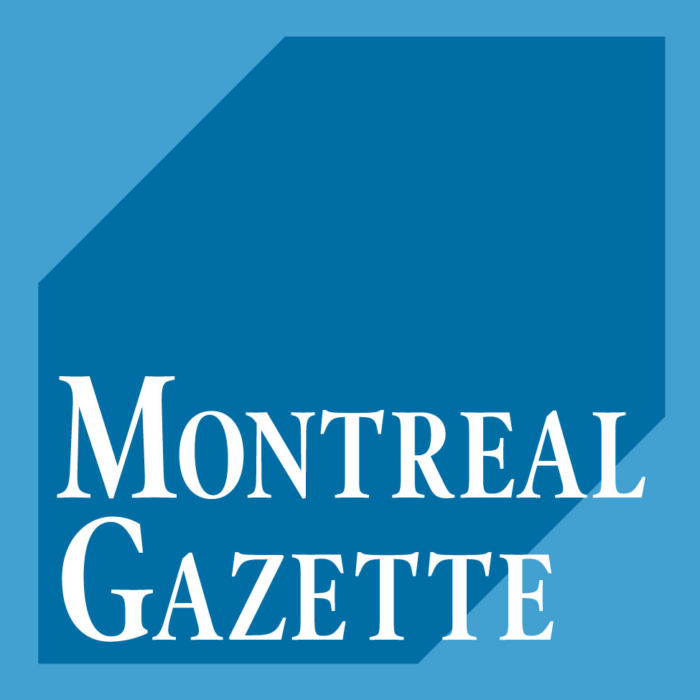 The Montreal Gazette logo, logotype