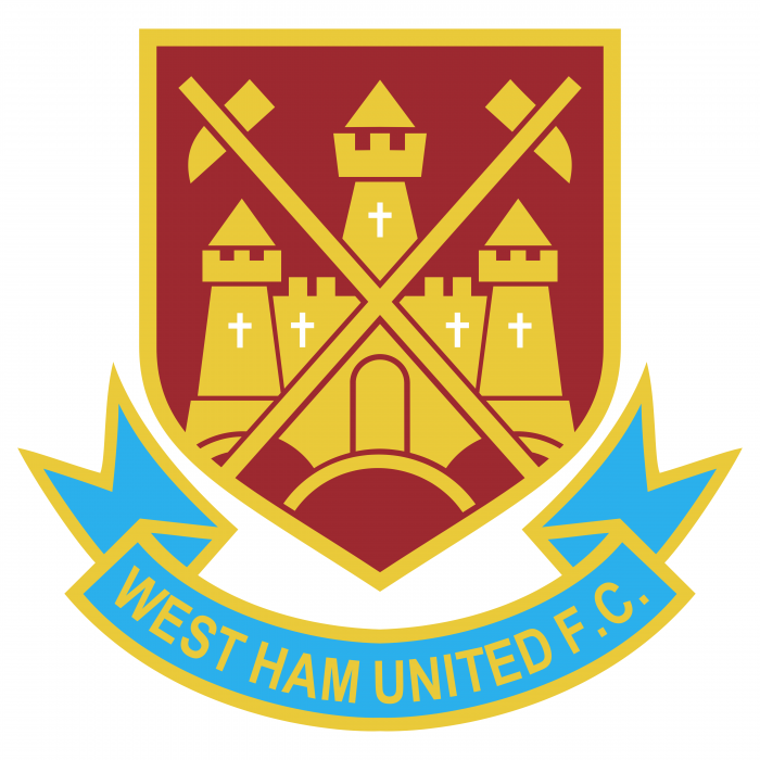 West Ham United FC logo yellow