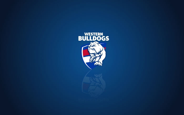 Western Bulldogs wallpaper, widescreen desktop background with team logo, 1920x1200 px