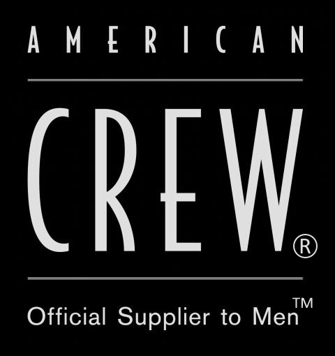 American Crew logo, black