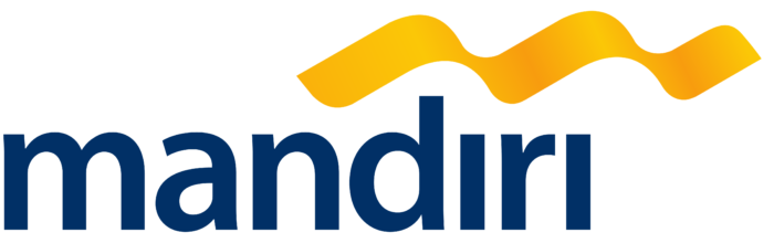 Bank Mandiri logo, white bg