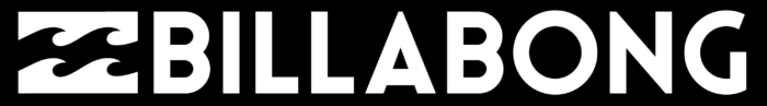 Billabong logo, black background