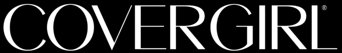Covergirl logo, black background