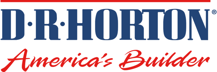 D.R. Horton logo, white background