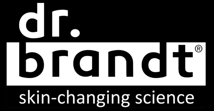 Dr. Brandt logo, black bg