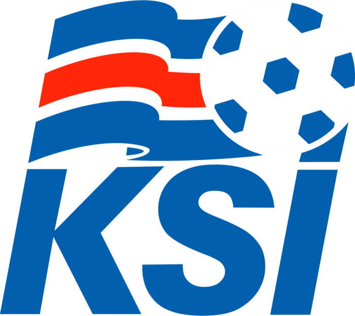 KSI, Iceland national football team logo, crest, logotype