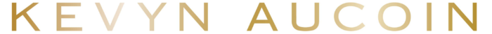 Kevyn Aucoin logo, golden