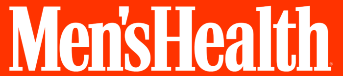 Men's Health logo, orange bg