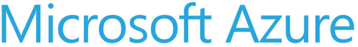 Microsoft Azure logo, white background