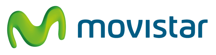 Movistar logotipo, logo, white background
