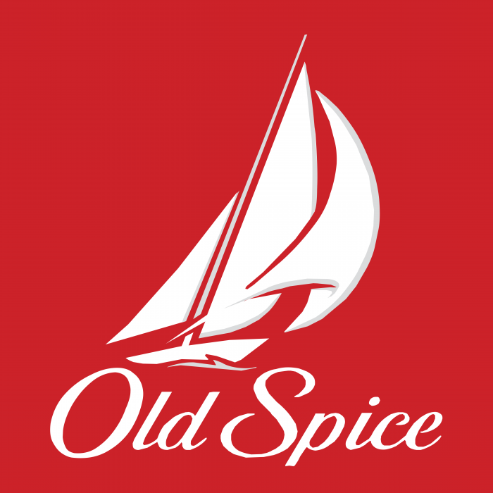 Old Spice logo red