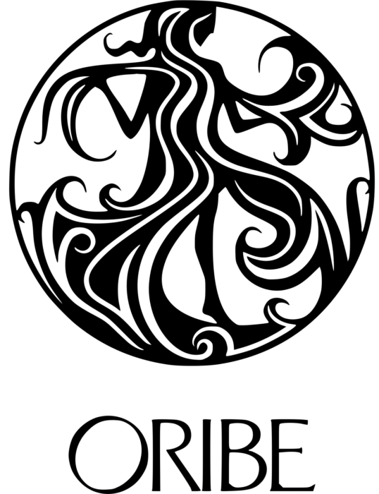 Oribe logo, white bg