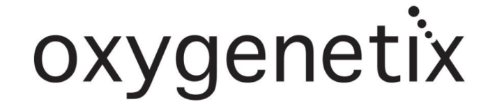 Oxygenetix logo, black