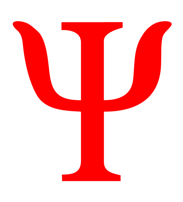 Psychology logo, red